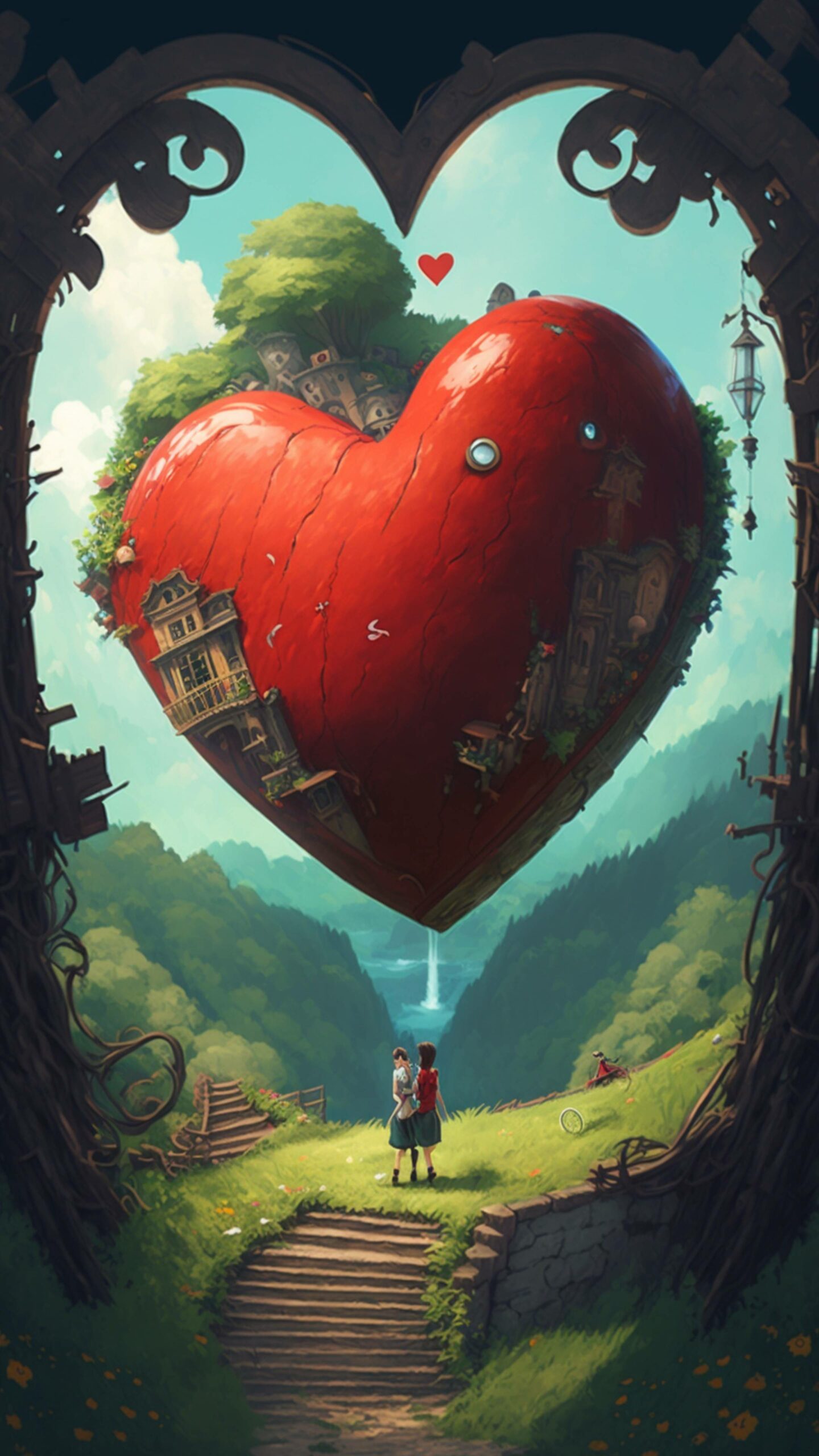 ภาพพื้นหลังวันวาเลนไทน์ 2566 หัวใจ