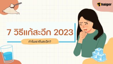 วิธีแก้สะอึก 2566