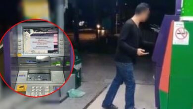 หนุ่มทุบตู้เอทีเอ็ม