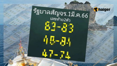 หวยสัญจรชุมพร 1 3 66