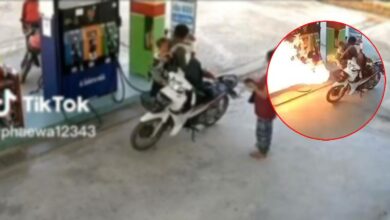 เติมน้ำมันไฟไหม้ อุ้มลูก