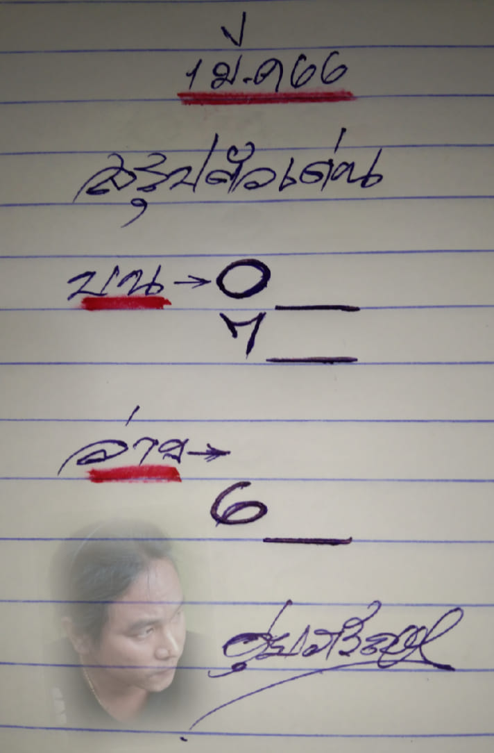 เลขเด็ด ดุ้ย ภรัญฯ 1 3 66