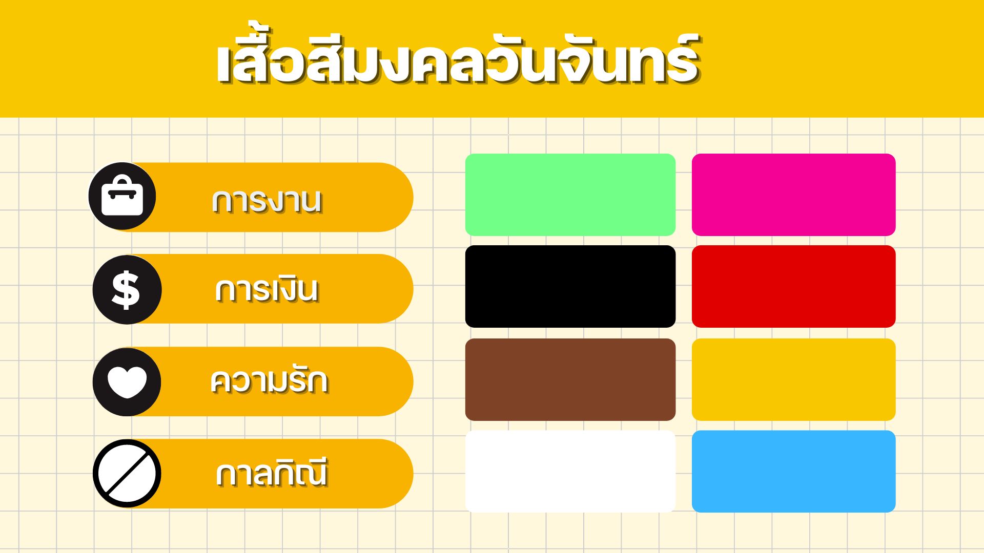 เสื้อสีมงคลวัน มีนาคม 2566