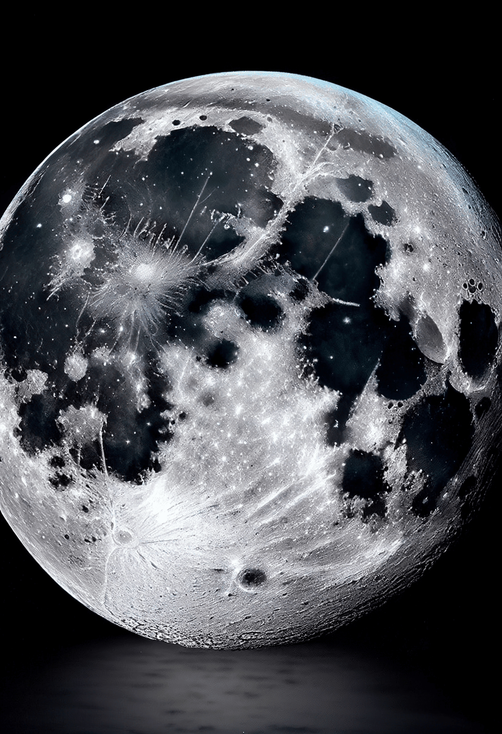 ภาพพื้นหลังพระจันทร์เต็มดวง