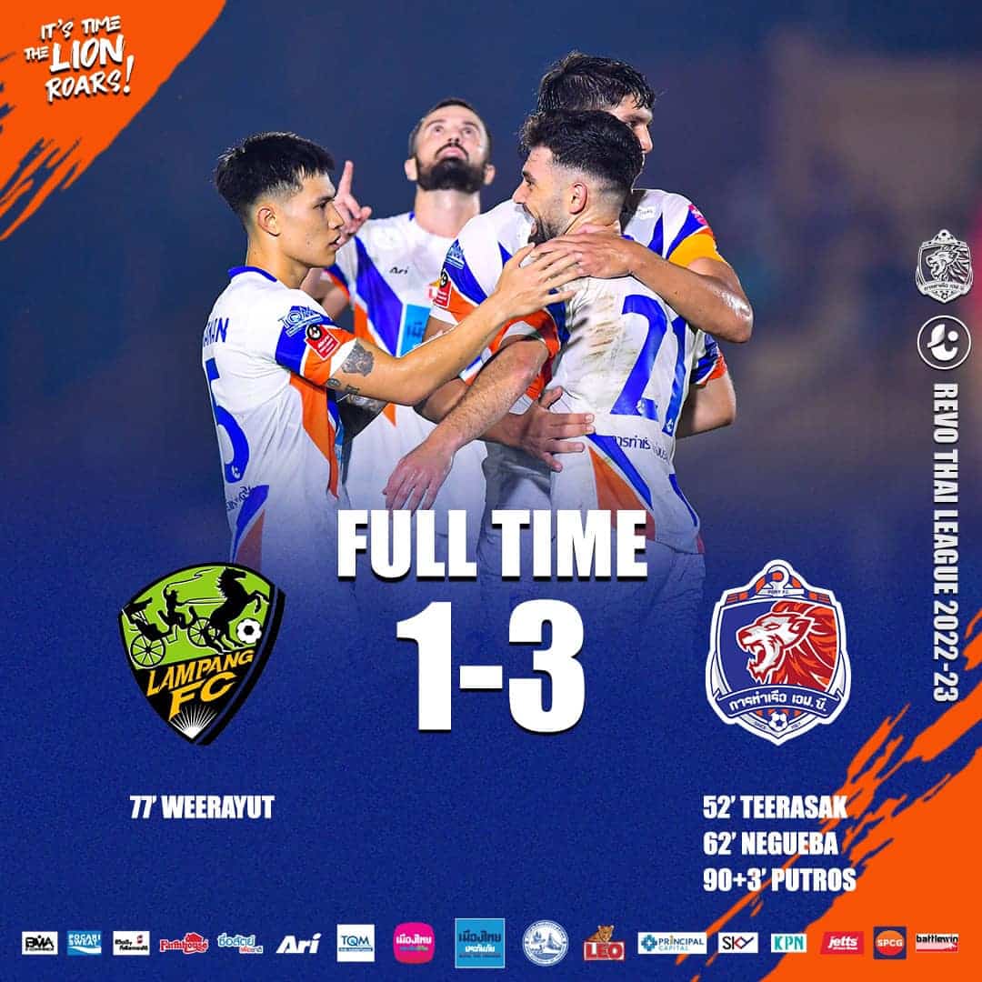 ผลบอลล่าสุด ลำปาง เอฟซี การท่าเรือ