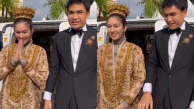 ปอย ตรีชฎา ชุดบาบ๋า โอ๊ค ภควา