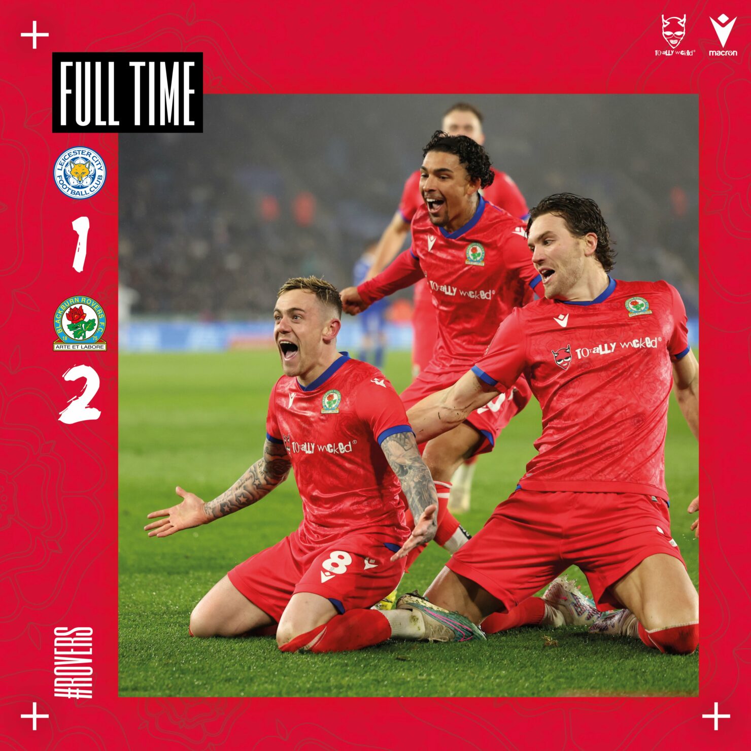 ผลบอลเมื่อคืนนี้ เอฟเอ คัพ เลสเตอร์ แบล็คเบิร์น