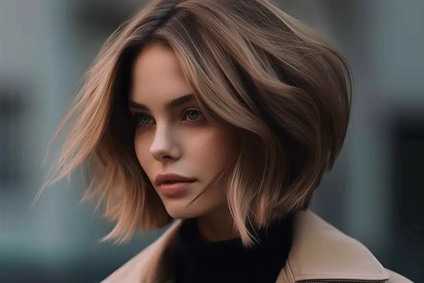 Layered Bob ทรงผมผู้หญิงสั้น 2023