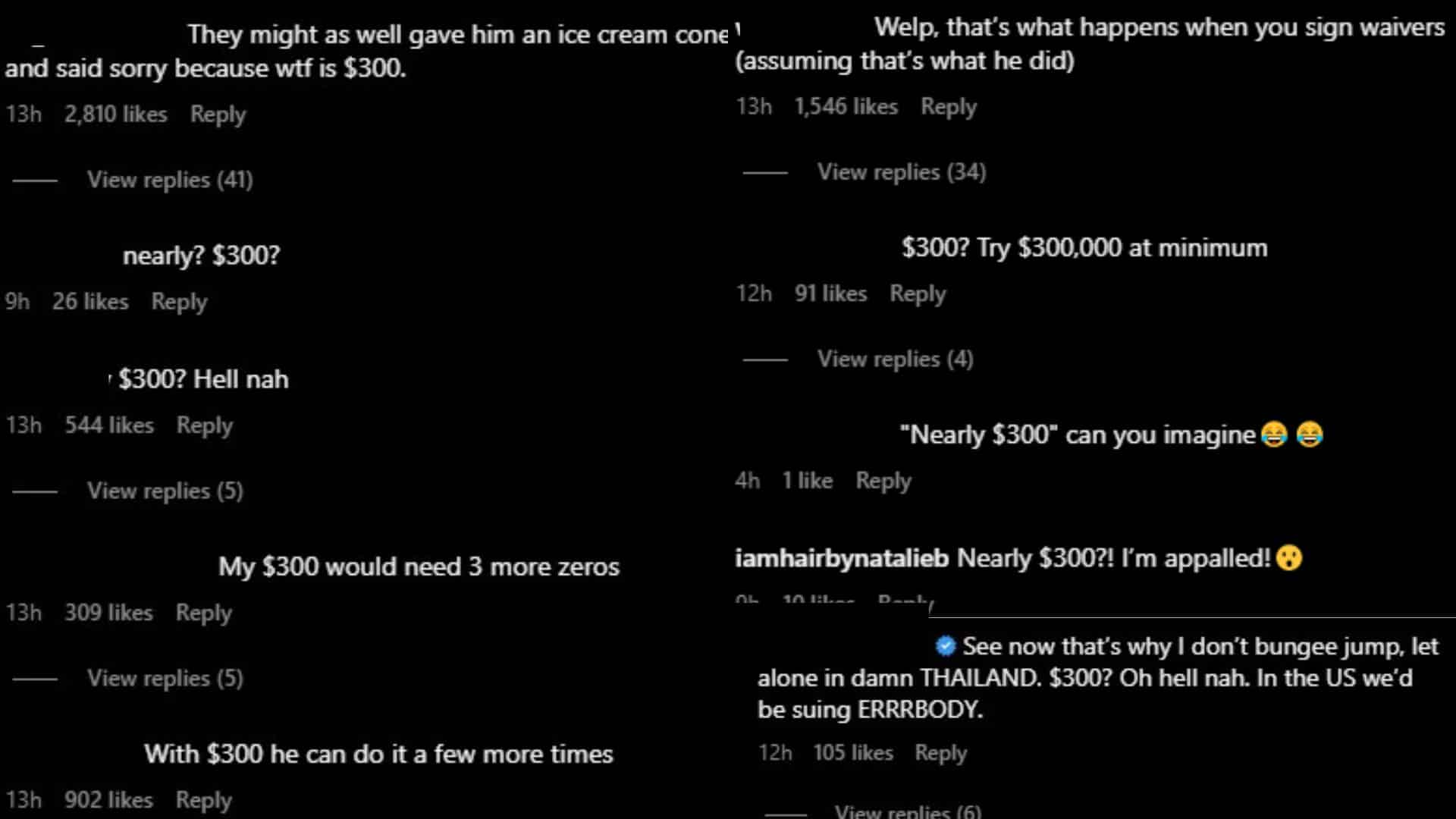 บันจี้จัมพ์ สายขาด เยียวยา 1 หมื่น