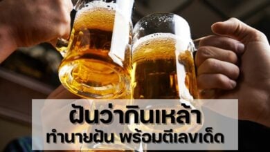ฝันว่ากินเหล้า เลขเด็ด ทำนายฝัน 2566