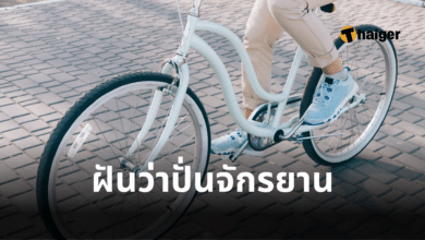 ฝันว่าปั่นจักรยาน