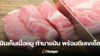 ฝันเห็นเนื้อหมู