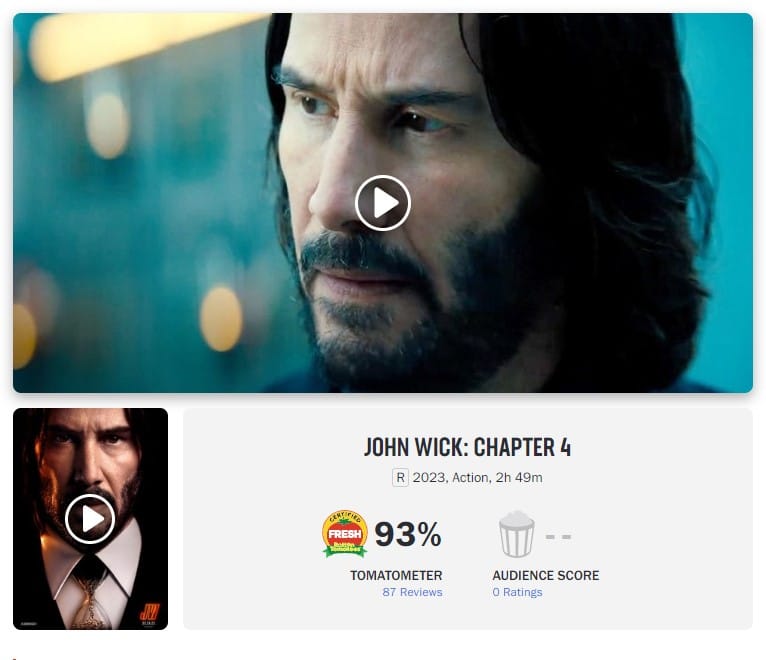 วิจารณ์ รีวิว จอห์นวิค 4