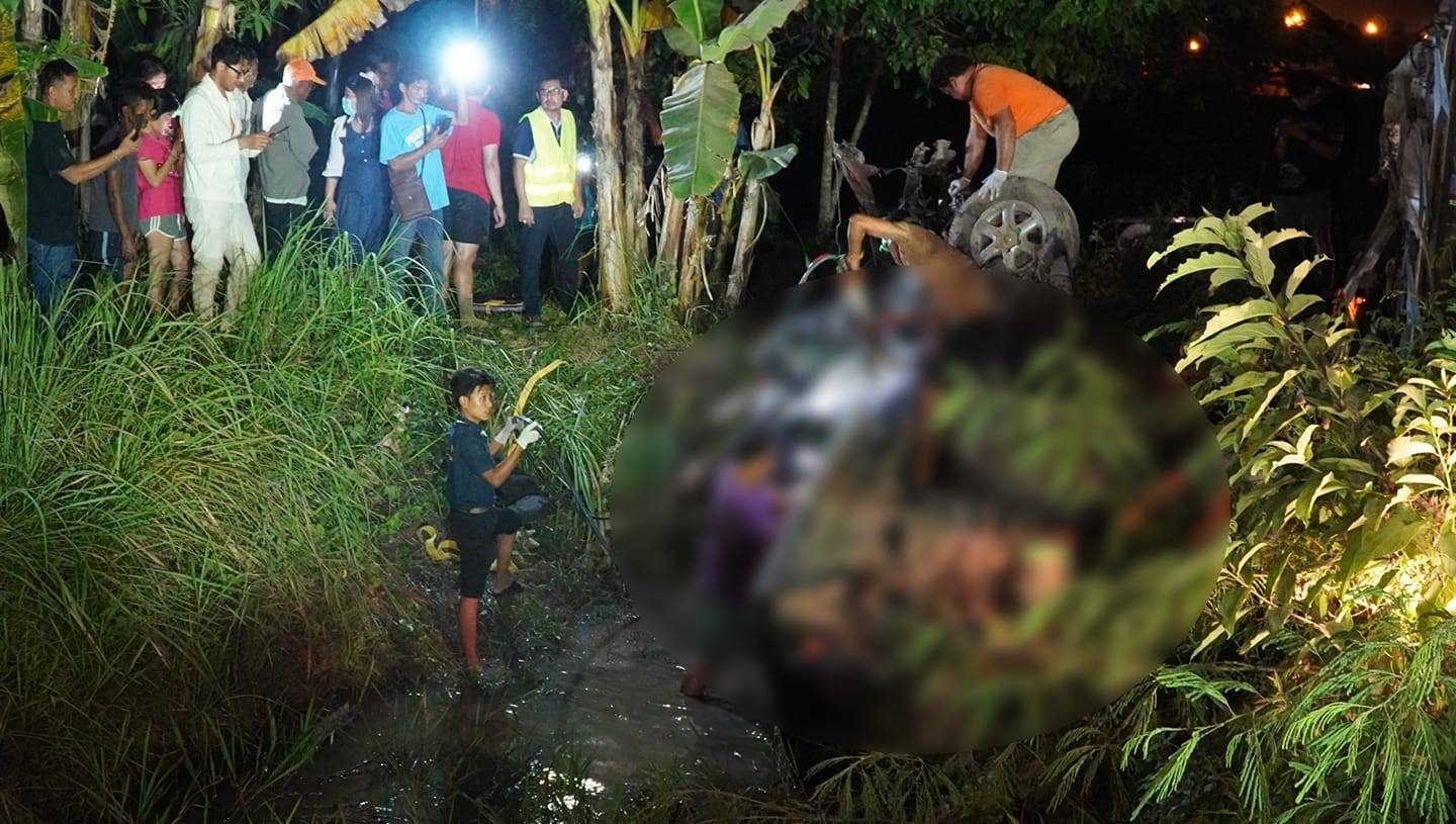 สิบล้อยางระเบิดชนปิคอัพดับ 5 ศพ (2)