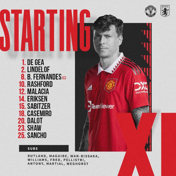 11 ตัวจริง แมนยู วิลล่า