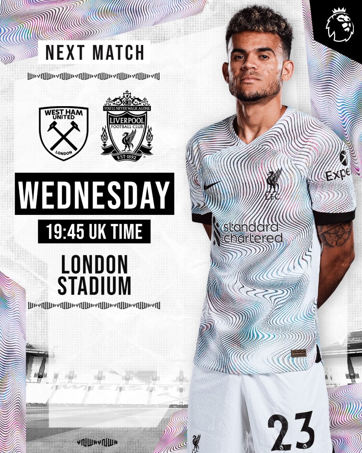 ดูบอลสด พรีเมียร์ลีก เวสต์แฮม ลิเวอร์พูล