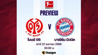 ดูบอลสด บุนเดสลีกา ไมนซ์ 05 บาเยิร์น