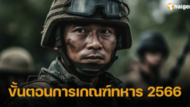 ขั้นตอน วิธีการเกณฑ์ทหาร 2566
