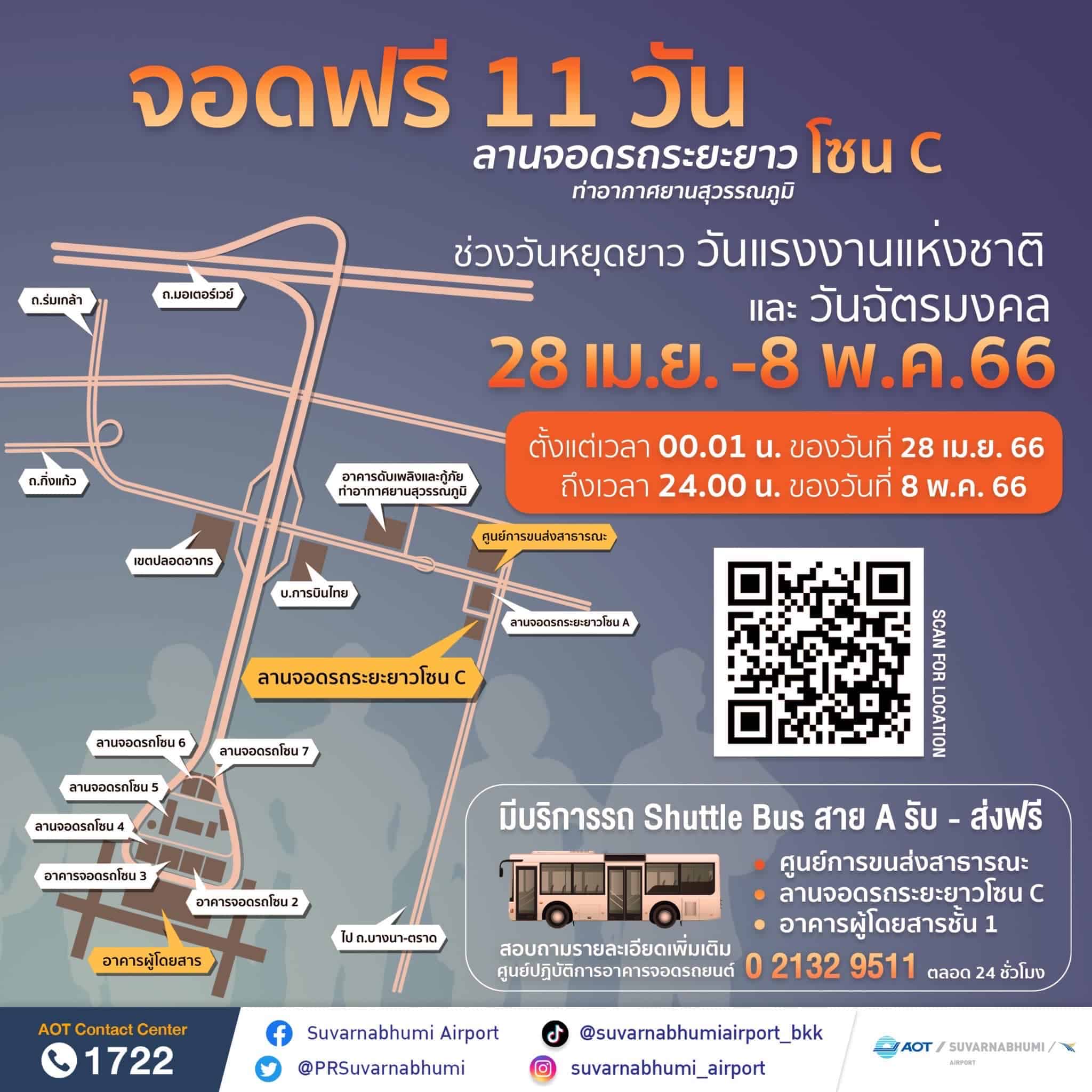 จอดฟรี 11 วัน