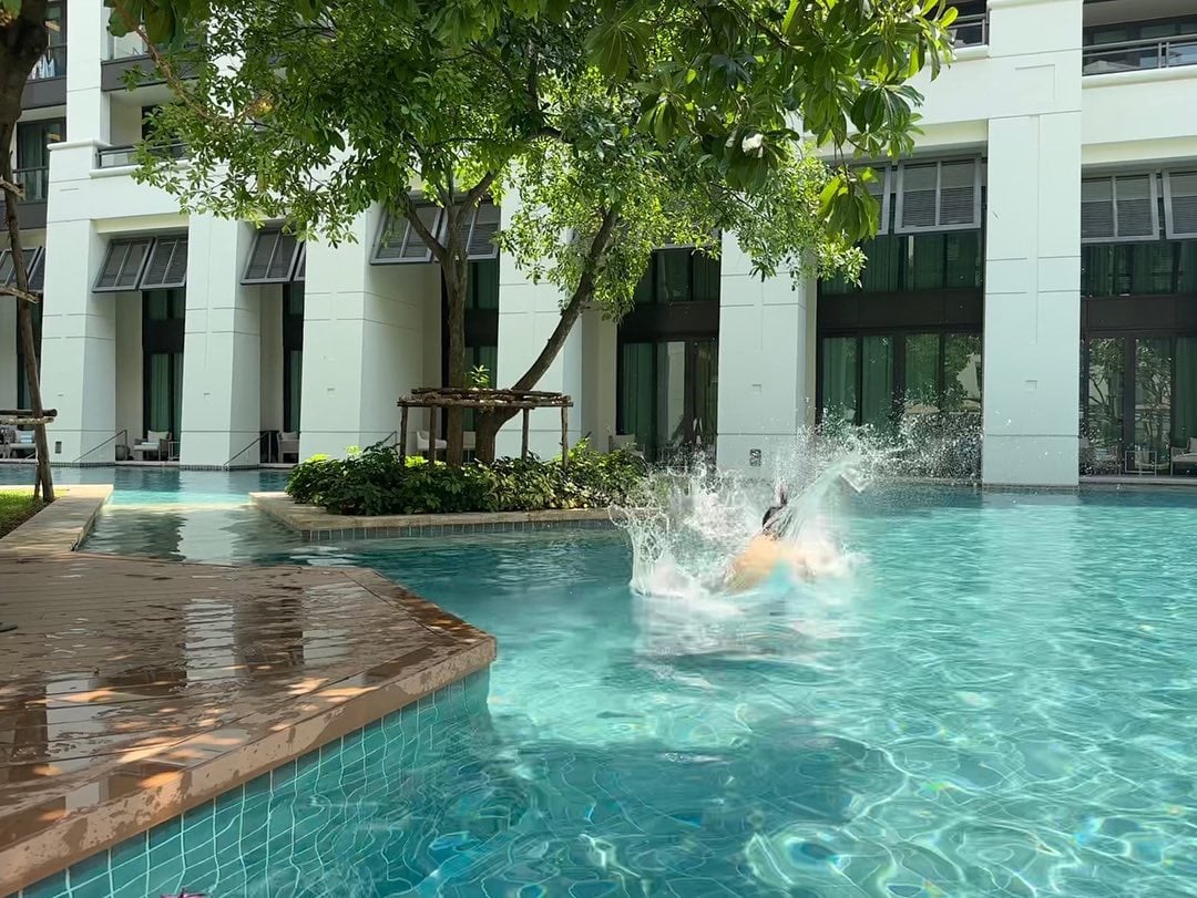 ชาอึนอู ว่ายน้ำ ในไทย