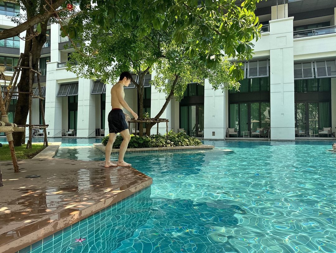 ชาอึนอู ว่ายน้ำ ในไทย