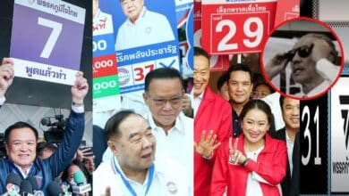 ผลจับสลากเบอร์เลือกตั้ง