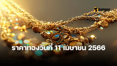 ราคาทองวันนี้ 11 เมษายน 2566