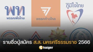 รายชื่อผู้สมัคร ส.ส. นครศรีธรรมราช 2566