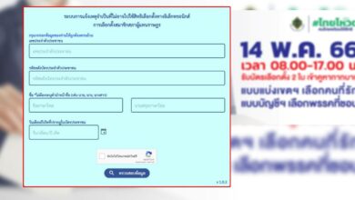 แจ้งเหตุไม่ไปใช้สิทธิเลือกตั้ง 2566 ออนไลน์