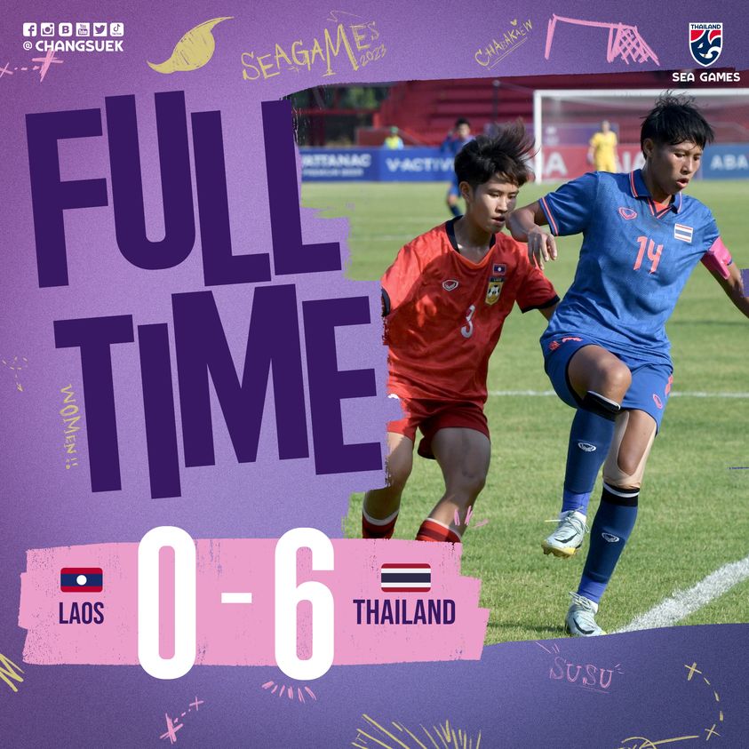 ซีเกมส์ ฟุตบอลหญิง สปป.ลาว ไทย