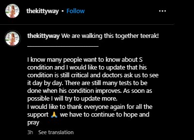 Christina Winkler post on her instagram