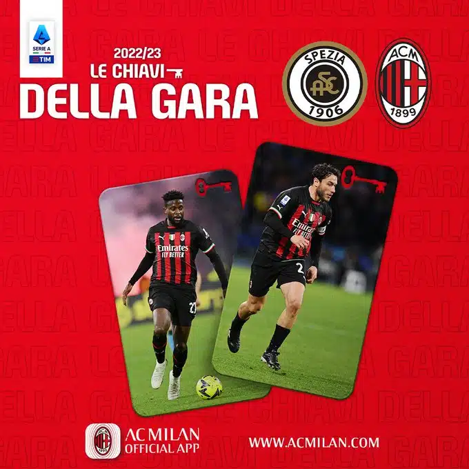 ดูบอลสด กัลโช่ สเปเซีย มิลาน