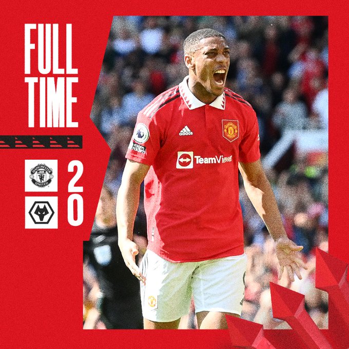 ผลบอลเมื่อคืนนี้ พรีเมียร์ลีก แมนยู วูล์ฟแฮมป์ตัน