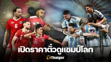 ราคาตั๋ว อินโดนีเซีย อาร์เจนติน่า