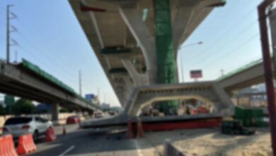 คานทางด่วนพระราม 2 หล่น