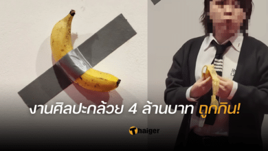 งานศิลปะกล้วย ถูกกิน