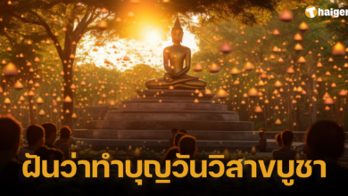 ฝันว่าทำบุญวันวิสาขบูชา (1)