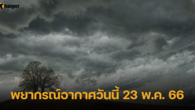 พยากรณ์อากาศวันนี้ 23 พ.ค. 66
