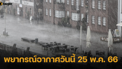 พยากรณ์อากาศวันนี้ 25 พ.ค. 66