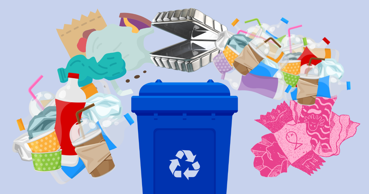 วิธีแยกขยะในบ้าน น้ำเงิน