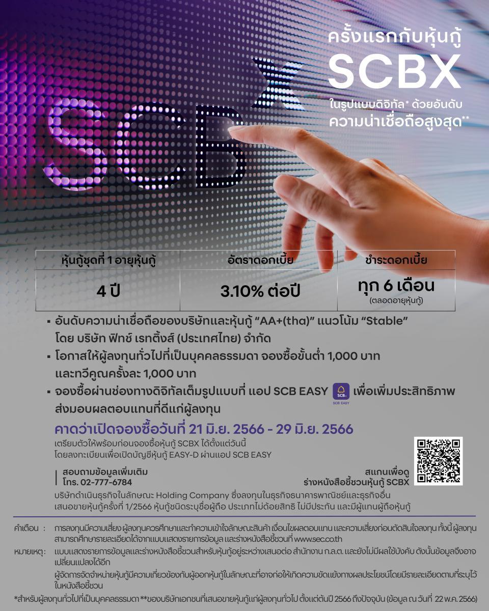 หุ้นกู้ SCBX 3.10%