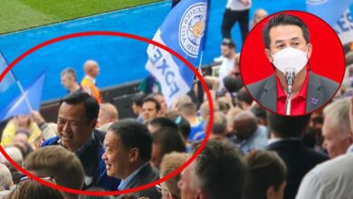 อนุทิน เศรษฐา ดูบอลที่อังกฤษ