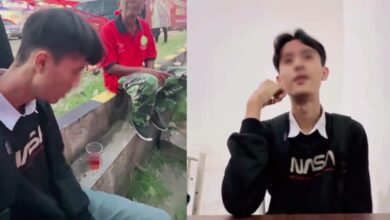 เด็กอินโด เดินไปกลับโรงเรียน