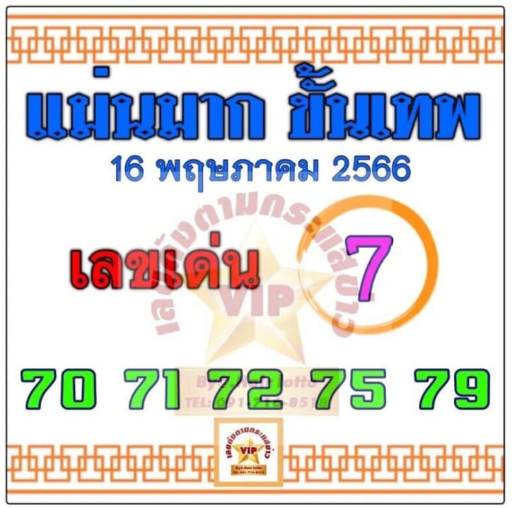 แม่นมาก ขั้นเทพ 16 พฤษภาคม 2566