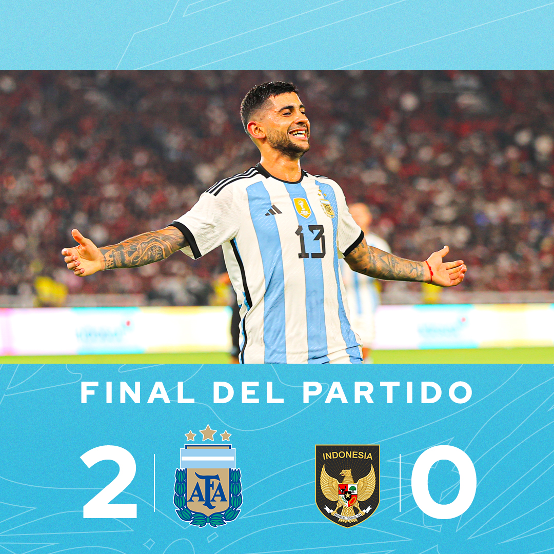 ผลบอลเมื่อคืนนี้ ฟุตบอลอุ่นเครื่อง อินโดนีเซีย อาร์เจนตินา