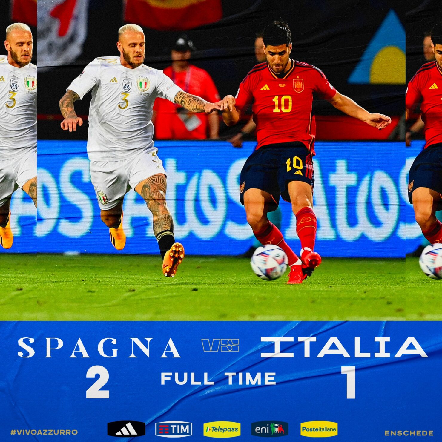 ผลบอลเมื่อคืนนี้ เนชั่นส์ ลีก สเปน อิตาลี