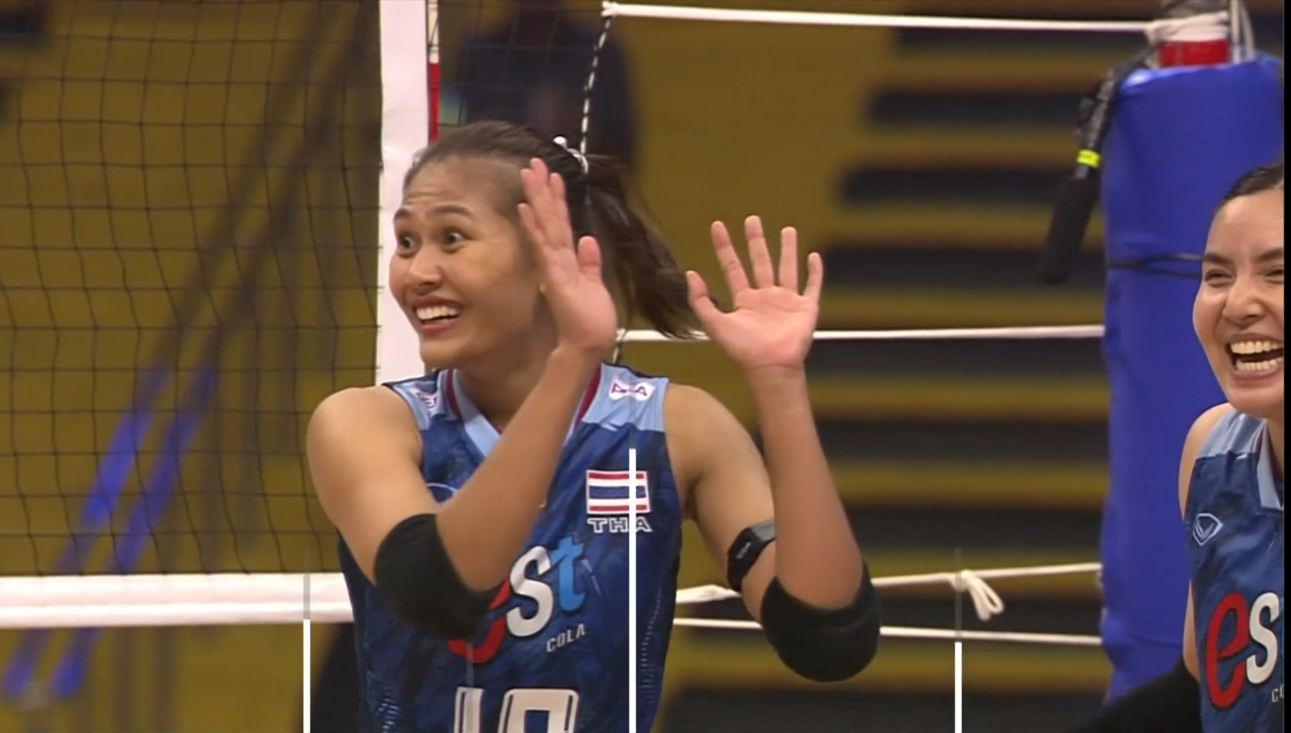 แต้มแรลลี่วอลเลย์บอลหญิงไทยเยอรมัน