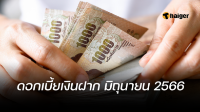 ดอกเบี้ยเงินฝาก มิถุนายน 2566