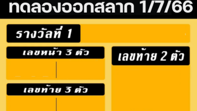 ทดลองออกสลาก 1 ก.ค. 66