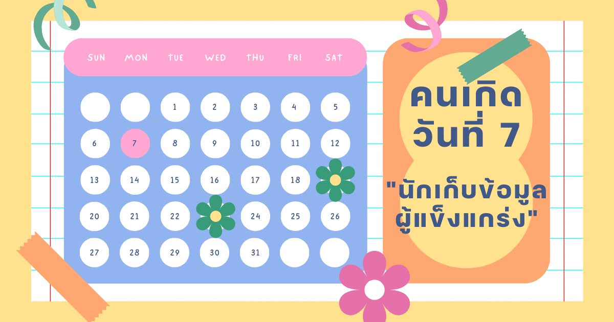 ทายนิสัยจากวันเกิด